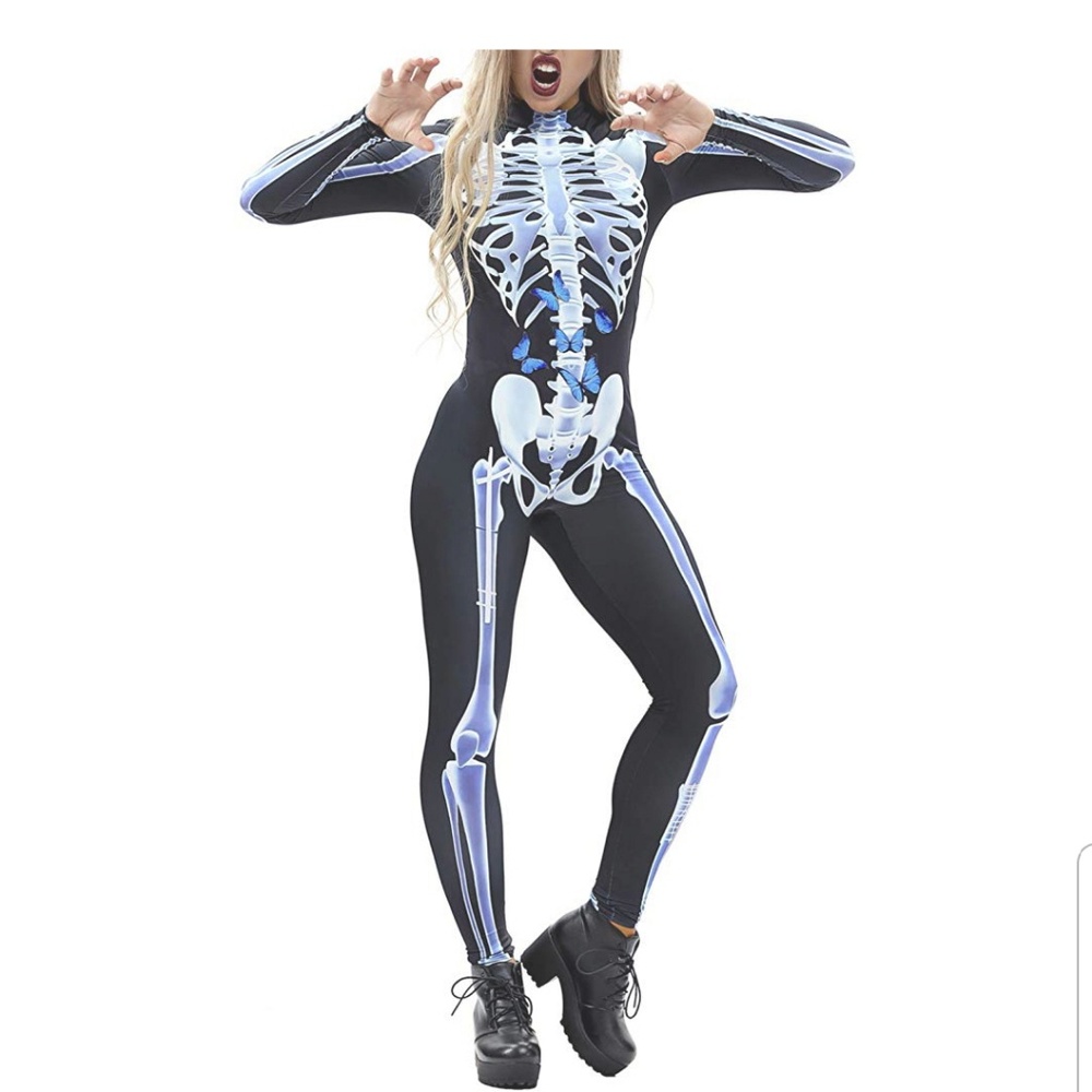 Skeleton bodysuit